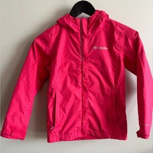 Columbia Kids Bright Pink Raincoat